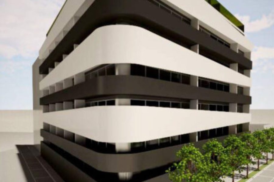 Edifício de apartamentos na Rua 9 de Abril
